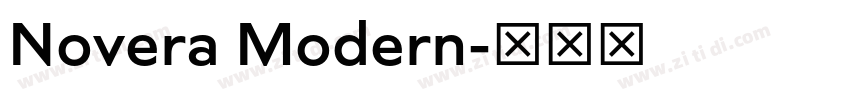 Novera Modern字体转换